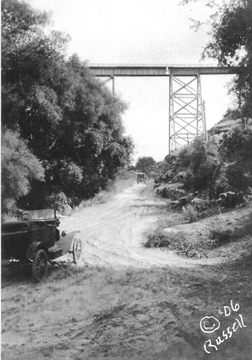 Trestle at Campo. 1918